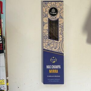 Triskel Nag Champa Mirra Incense Sticks - Blue & Cream Box